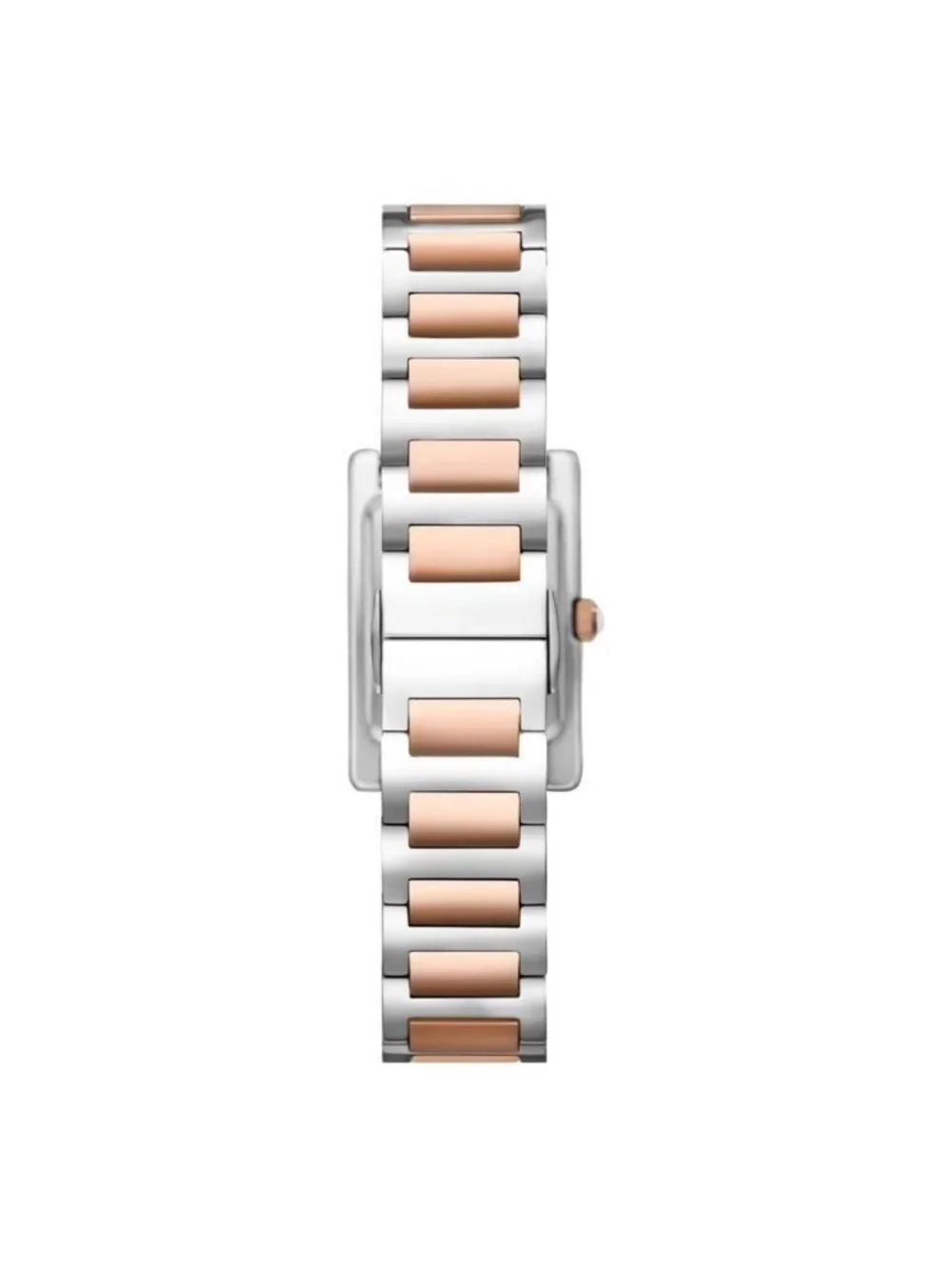 NWT Emporio Armani Quartz Mother of Pearl Dial Two-Tone Ladies Watch